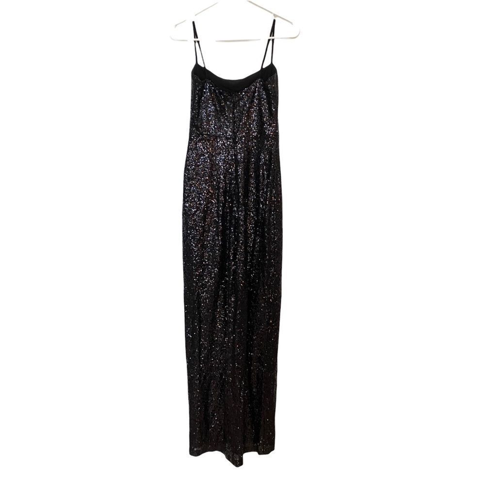 Nookie Black Sequin Maxi Dress - Picture 7 of 11